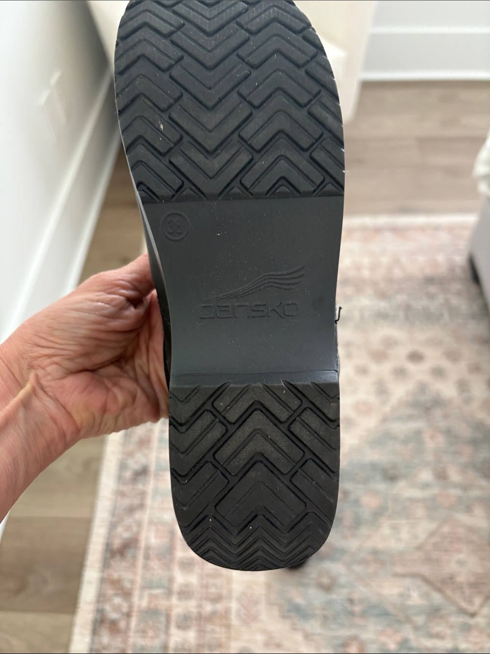 Dansko Professional Black Slip-On Clogs - Picture 4 of 5